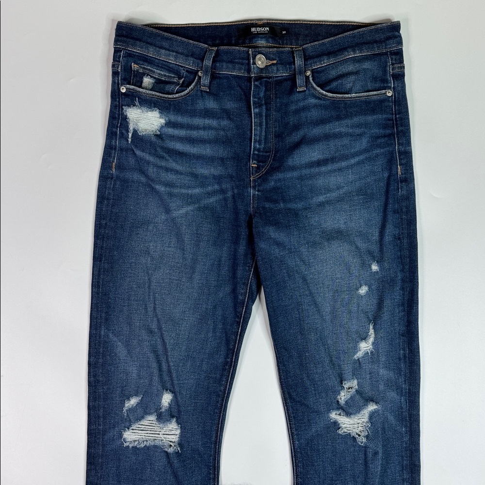 Hudson Nico Straight Denim Jeans Size 30 - Picture 2 of 11